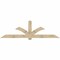 Ekena Millwork Redmond Rough Sawn Timber Gable Bracket, Douglas Fir, 108"W x 31 1/2"H x 4"D x 6"F, 7/12 Pitch GBW108X31X0406RED00RDF - alternate 1